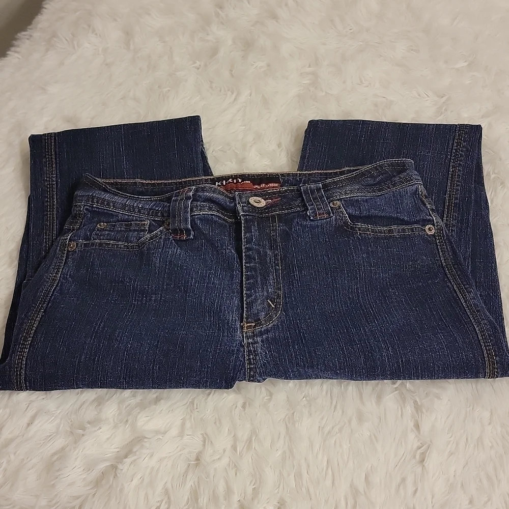 KIKIT Jeans Maurice Sasson Cuffed Size 4 Excellent Like New Conditon